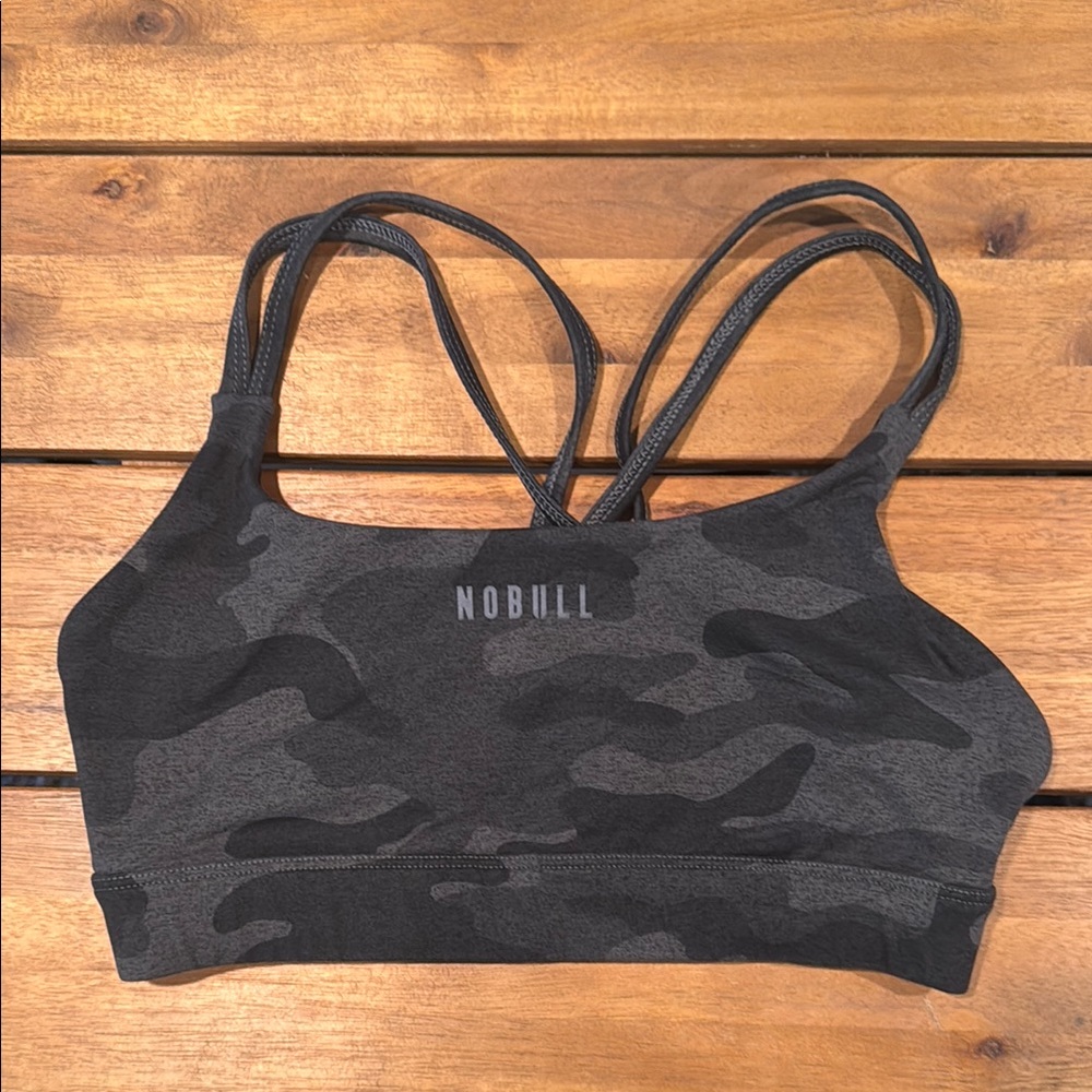 NOBULL Camo Black Sports Bra